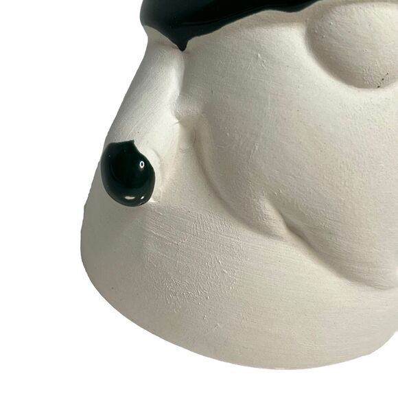 Earthenware Decorative Set Of 3 Adorable Holiday Christmas Ceramic Gnomes New! - Picture 9 of 10